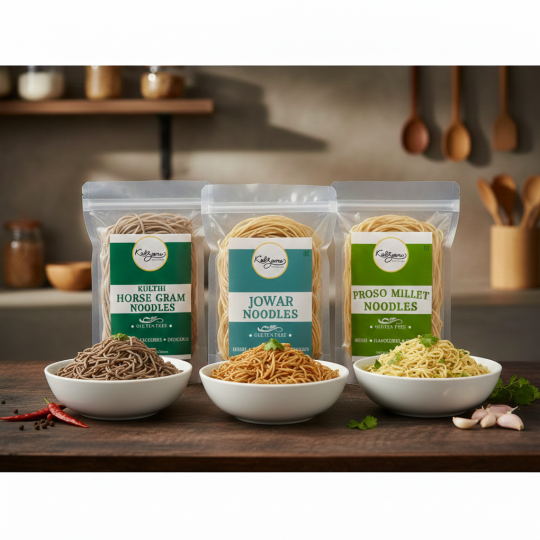 Multi-Millet Noodles Trial Pack (Kulthi, Jowar & Proso)