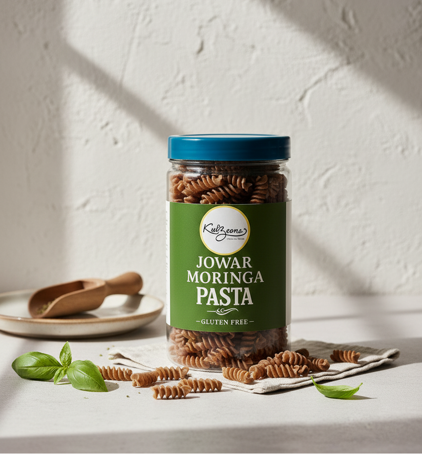 Jowar Moringa Pasta | Supergreen & High Fiber | Immune Booster