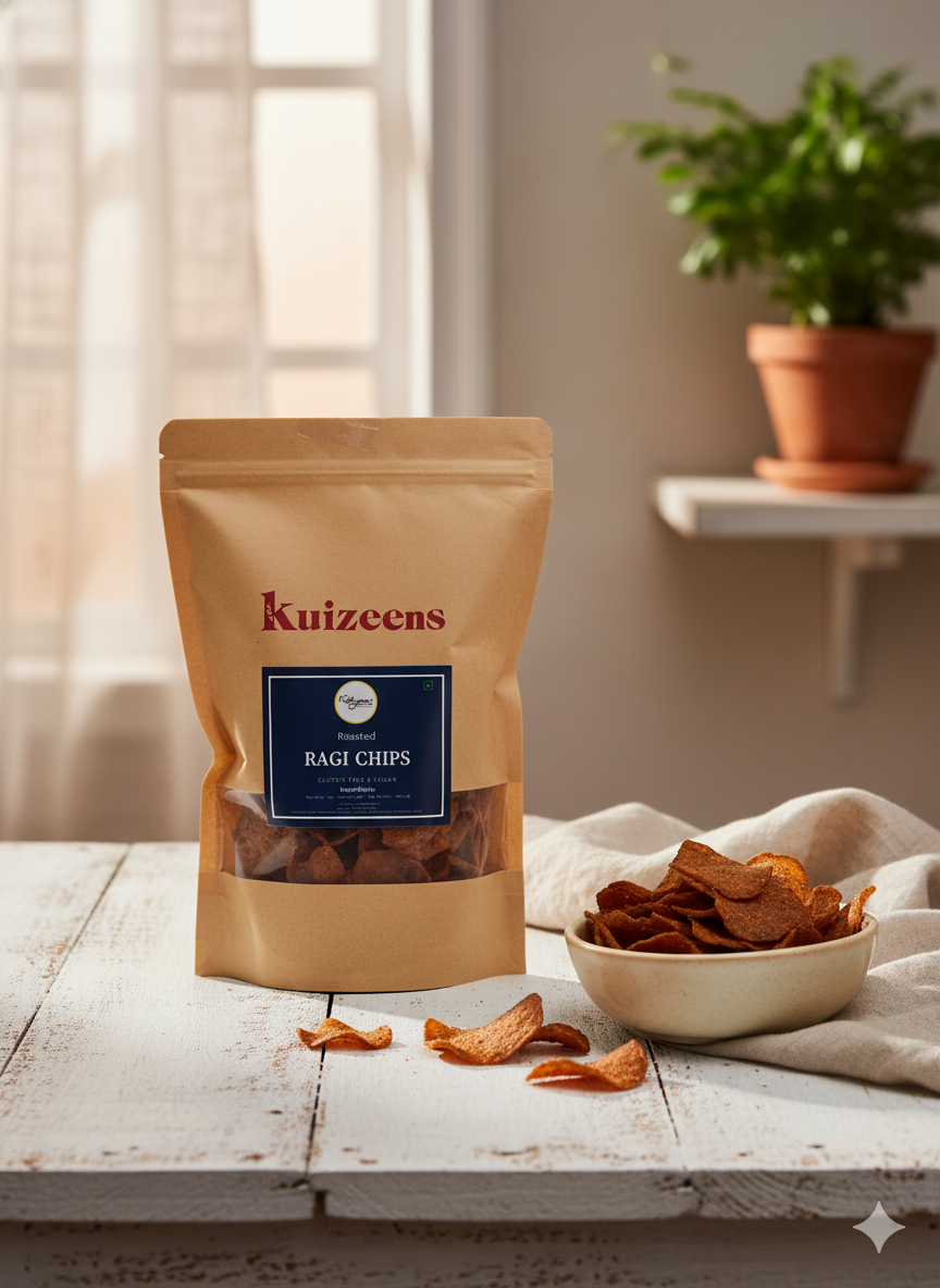 Ragi Chips | Roasted & Gluten-Free