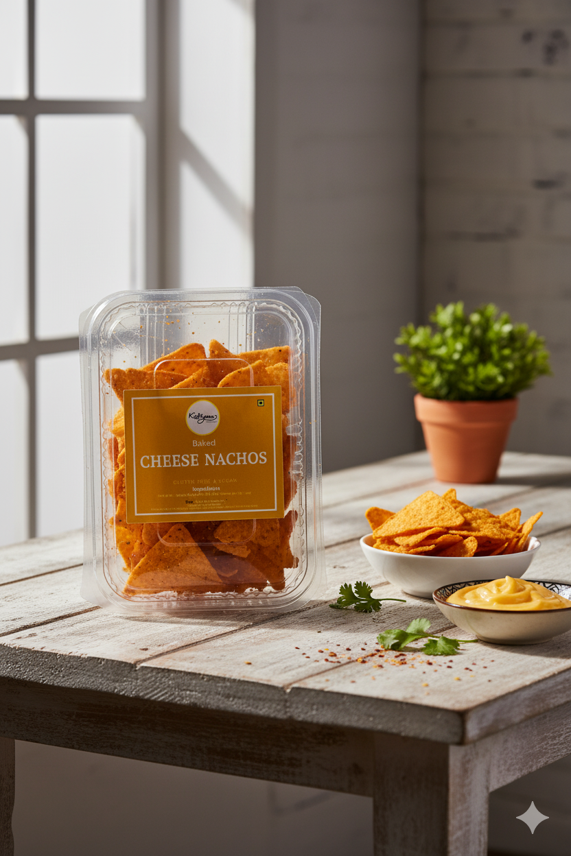 Roasted Cheese Nachos