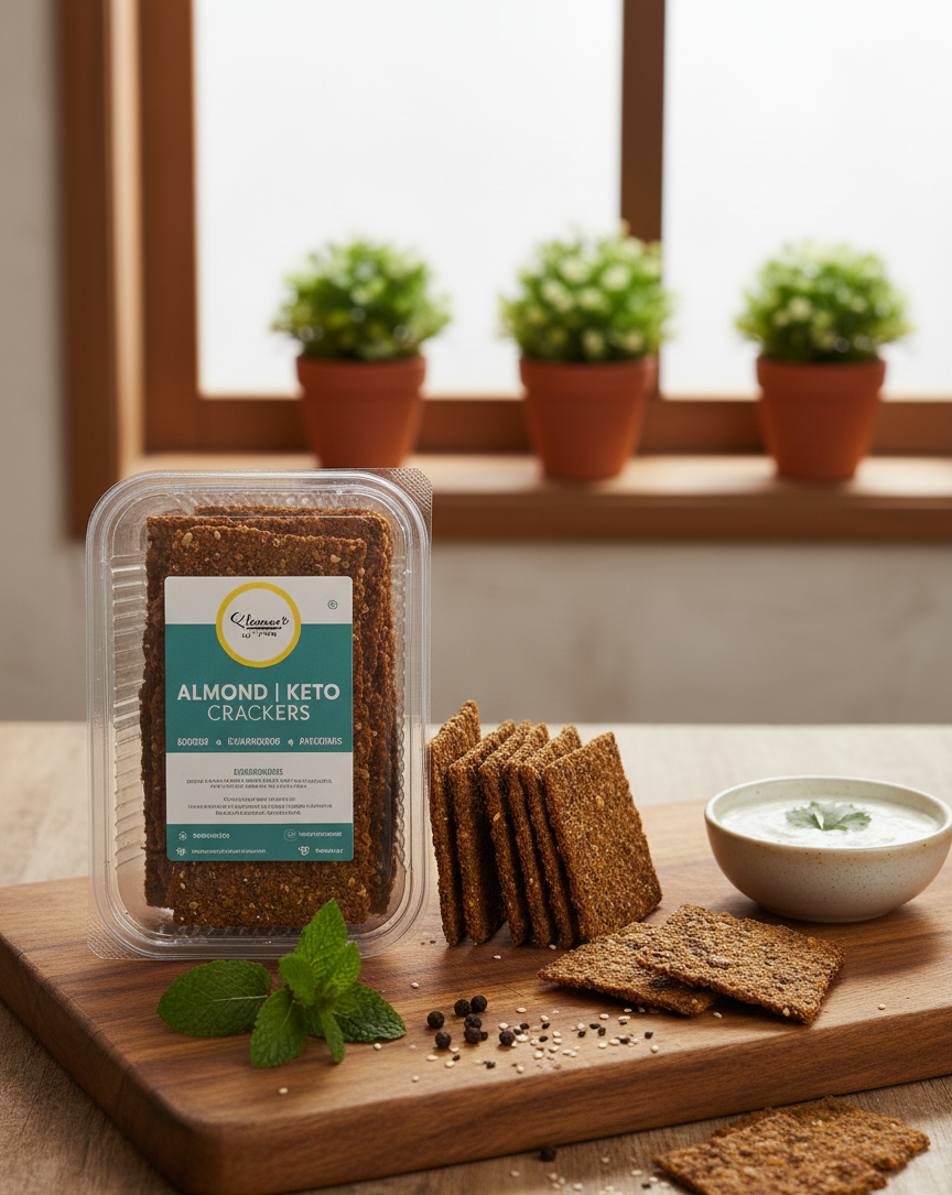 Almond Keto Crackers
