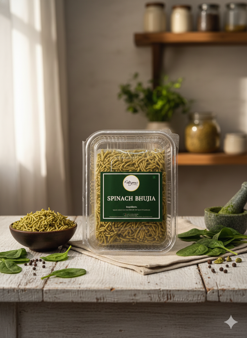 Spinach bhujia