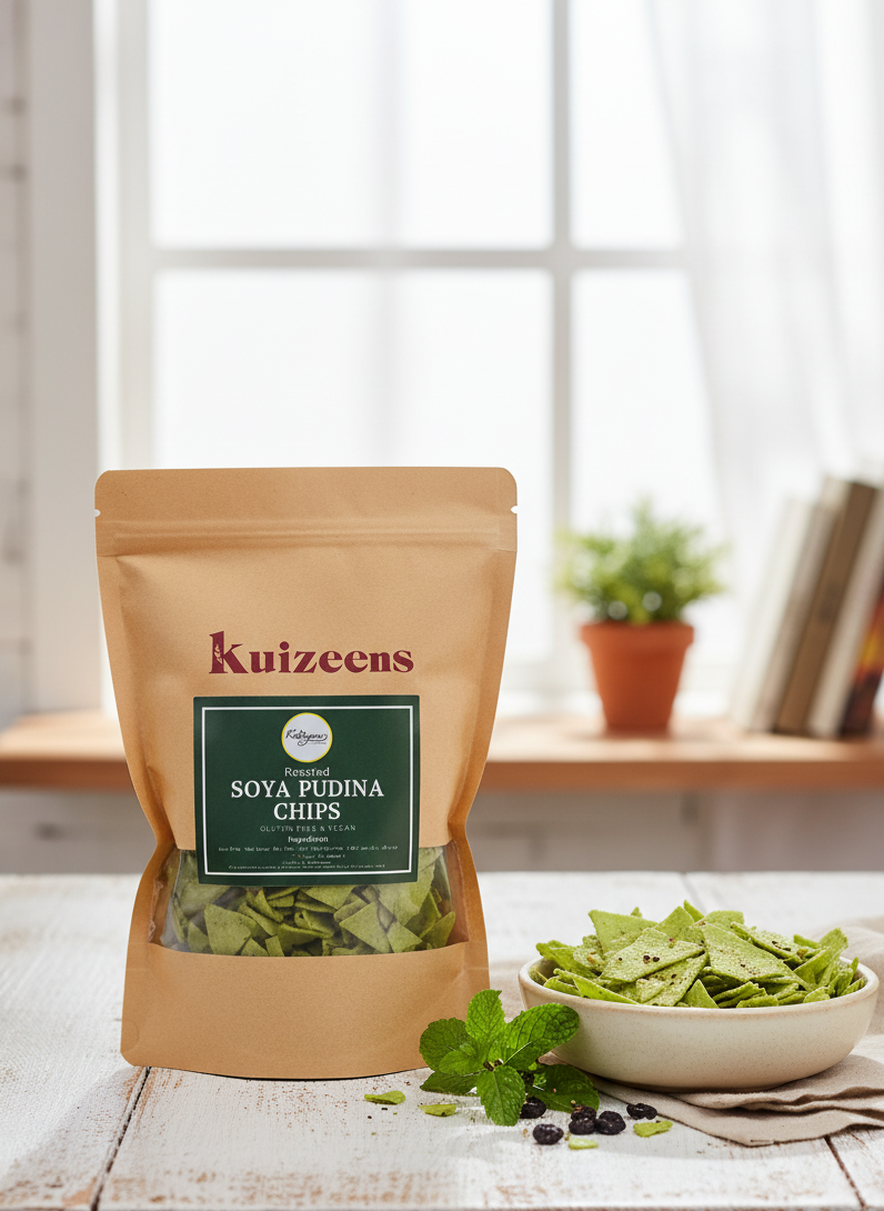 Soya Pudina Sticks high protein roasted healthy snacks india tea time