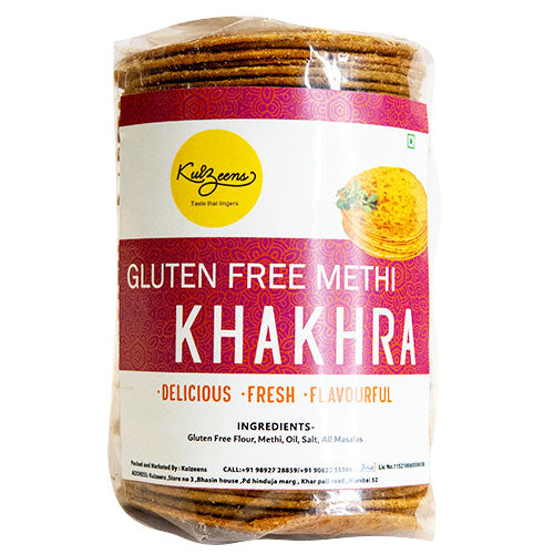 Mini Gluten Free Methi Khakhra