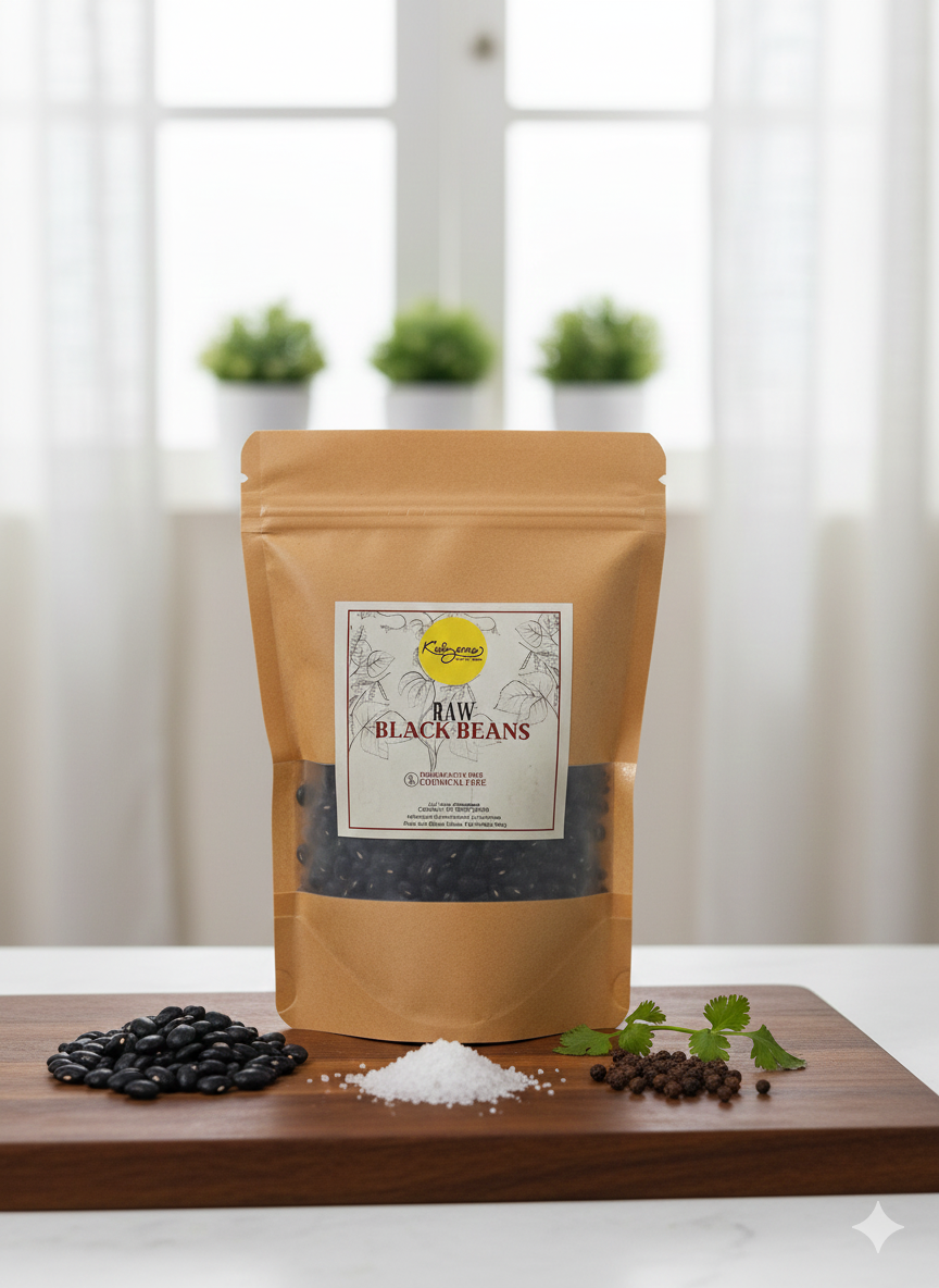 Raw Black Beans