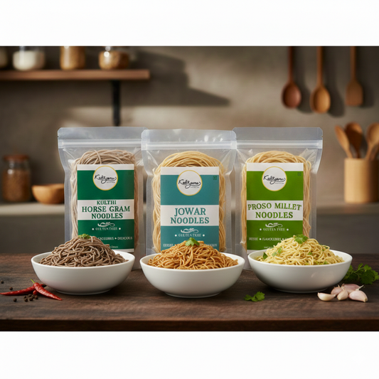 Multi-Millet Noodles Trial Pack (Kulthi, Jowar & Proso)