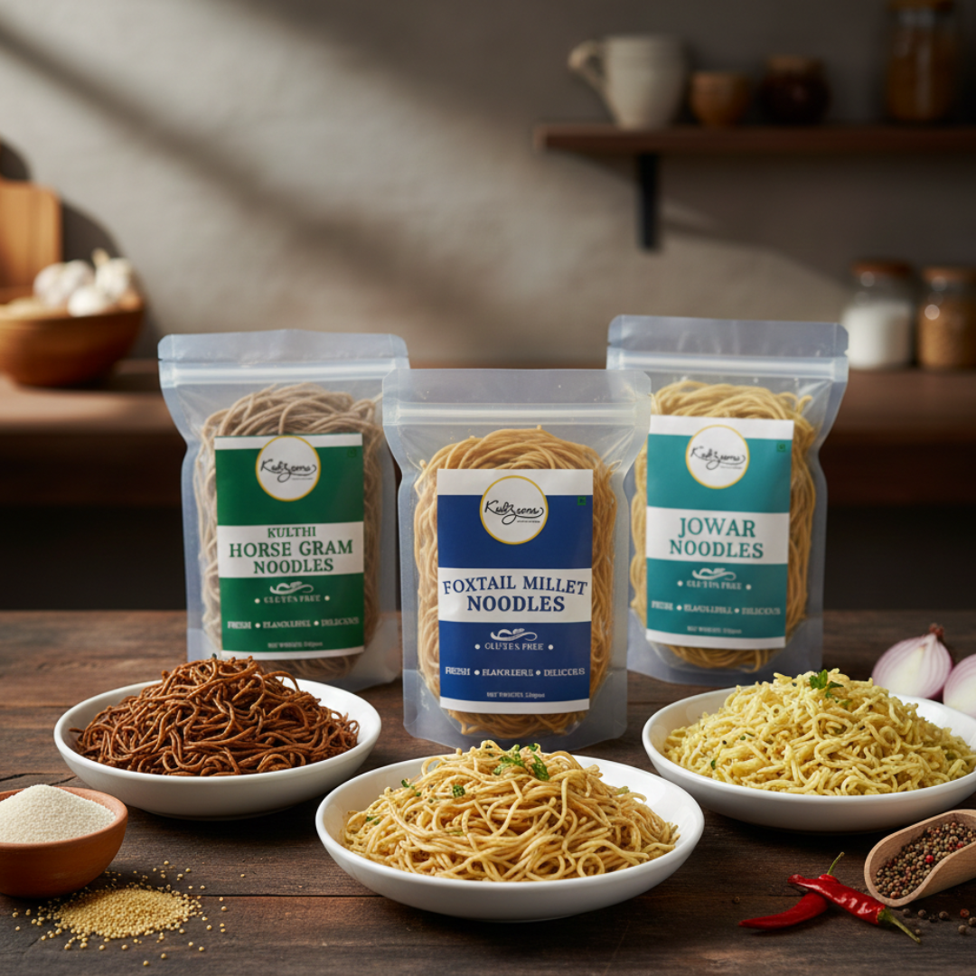 Multi-Millet Noodles Trial Pack (Foxtail, Kulthi & Jowar)