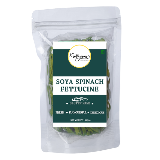 Soya Spinach Fetticcine