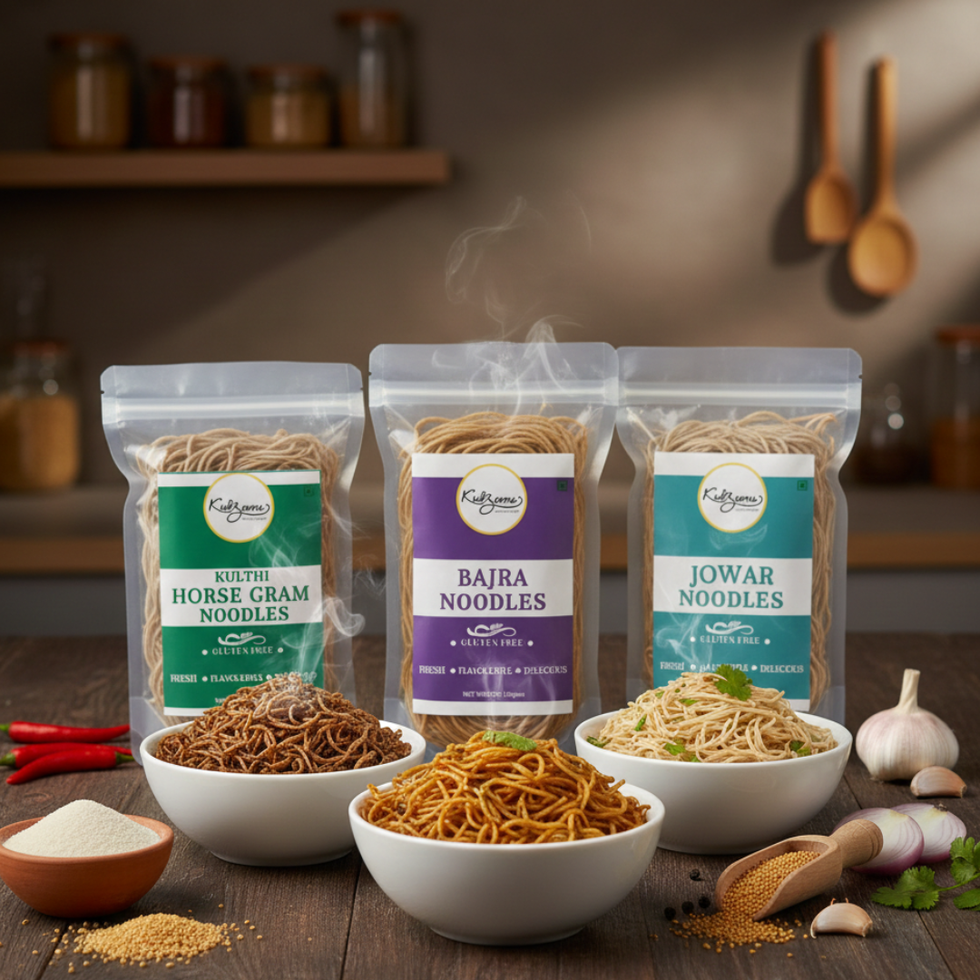 Multi-Millet Noodles Trial Pack (Jowar, Bajra & Kulthi)
