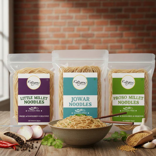 Multi-Millet Noodles Trial Pack (Jowar, Little millet & Proso)