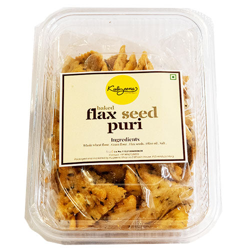 Baked Flax Seed Puri