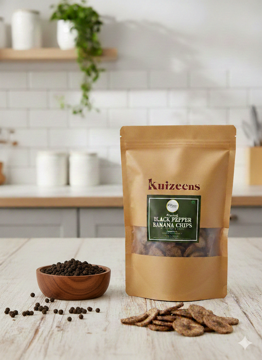 Jain Black Pepper Banana Chips | No Onion No Garlic