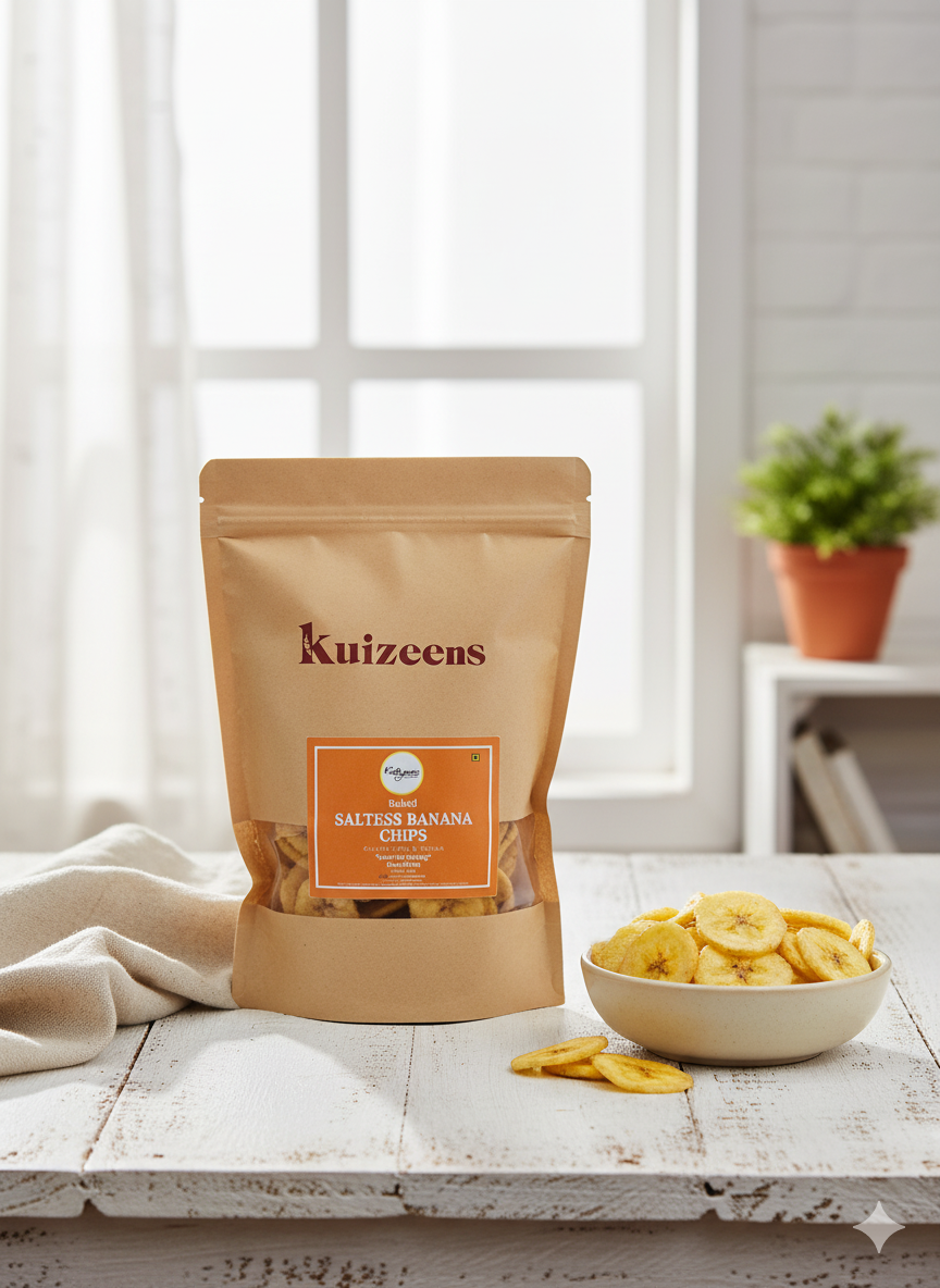 Saltless Banana Chips unsalted low sodium healthy snack for fasting india