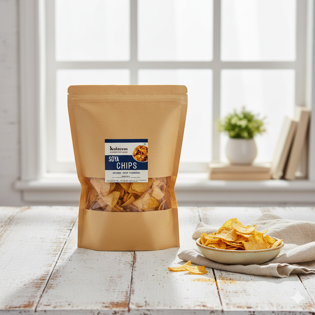 Soya Chips high protein roasted healthy snacks india tea time