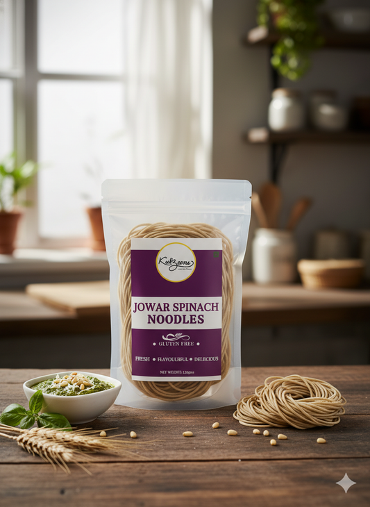 Jowar Spinach Noodles