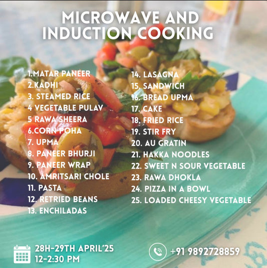 Kuizeens Workshop - Microwave & Induction Classes