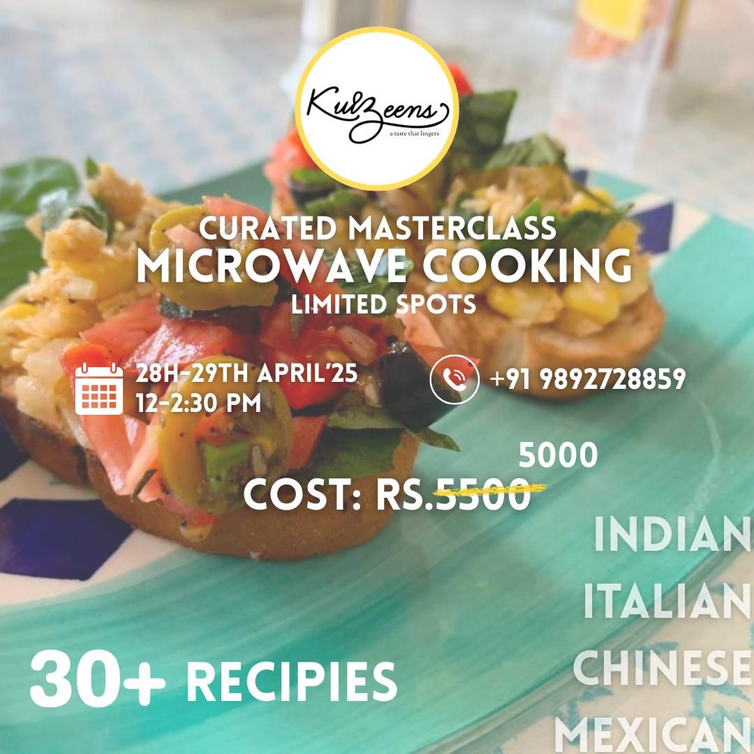 Kuizeens Workshop - Microwave & Induction Classes
