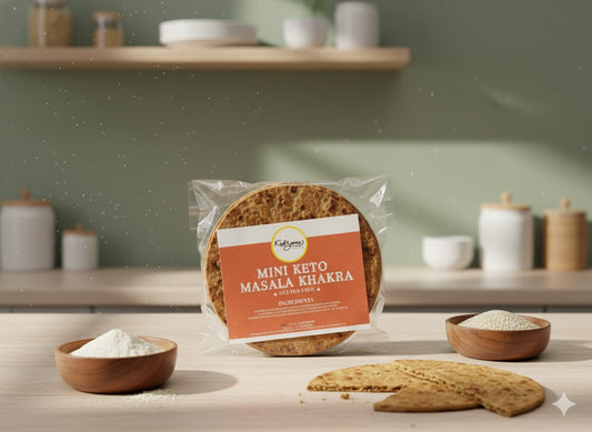 Mini Keto Masala Khakhra