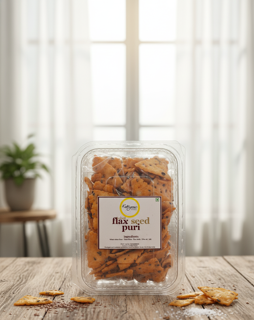 Jain Flax seed Puri