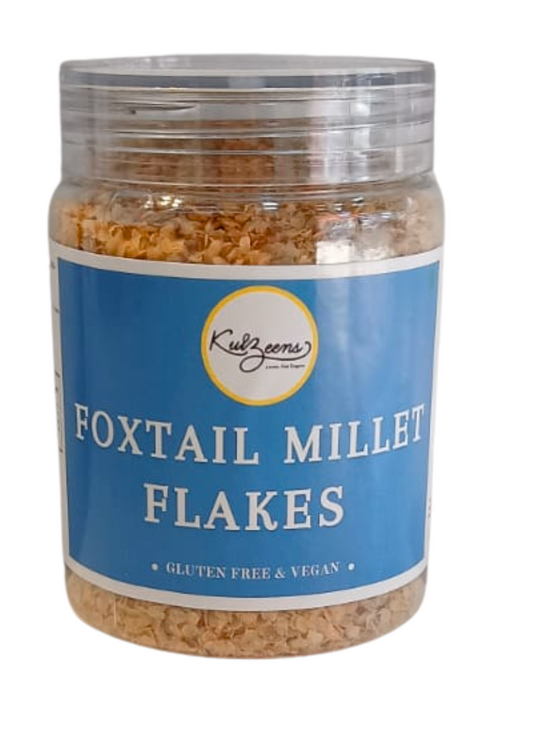 Foxtail millet flakes