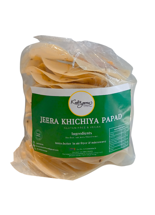 Jeera khichiya papad